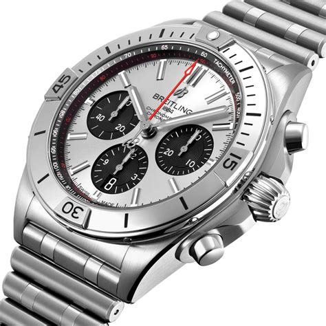 breitling chronomat bracelet cuir|Breitling Chronomat 42 men's watch.